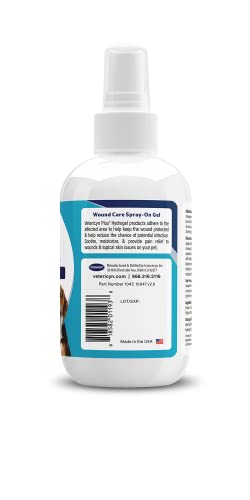 Vetericyn Plus Dog Wound Care Hydrogel Spray | Healing Aid and Wound Protectant, Sprayable Gel to Relieve Dog Itchy Skin, Safe for All Animals. 3 Ounces