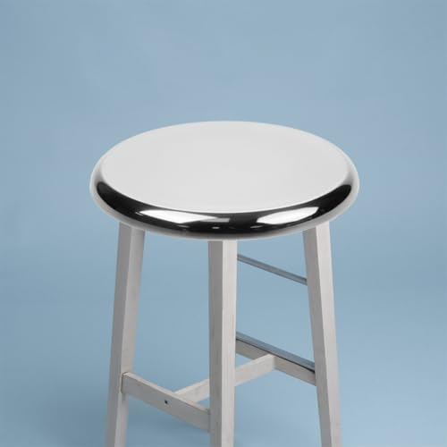 Assise résistante en acier pour tabouret de cantine durable - 8