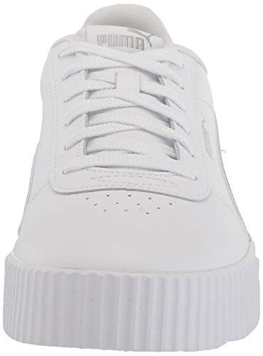 Image of PUMA Carina Iridescent Women's Sneaker, Puma White /Puma Silver, 10.5