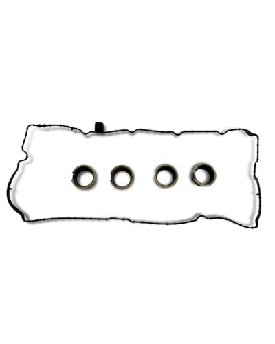 Hulyxayfave VC4363G Valve Cover Gasket with Grommets Fit for Jeep Renegade Dodge Dart Fiat 500L Fiat 500X 1.4L 1368CC 83cid L4 Gas SOHC Turbocharged 2012-2020