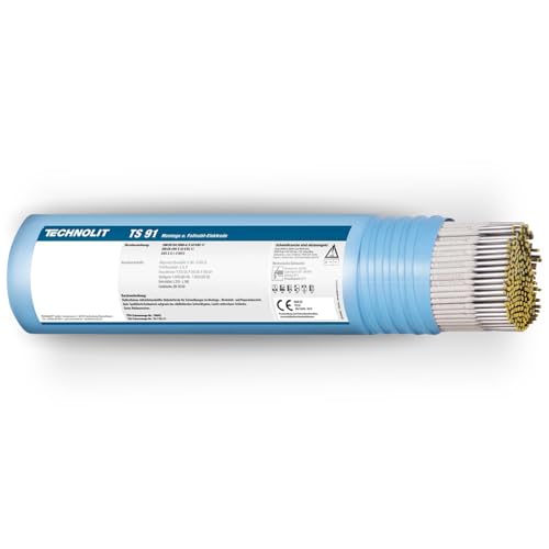 TECHNOLIT TS 91 Allround-Elektrode 3,25mm 5kg| Rutilzellulose Schweißelektroden für Stahl| Für alleâ€¦ – Miniatur