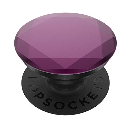 PopSockets PopGrip - Expanding Stand and Grip with Swappable Top - Metallic Diamond Mystic Violet