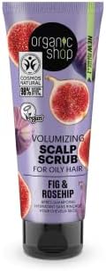Organic Shop Volumizing Scalp Scrub for Oily Hair Fig and Rosehip, 75 ml