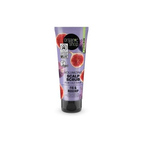 Organic Shop Volumizing Scalp Scrub for Oily Hair Fig and Rosehip, 75 ml Cover