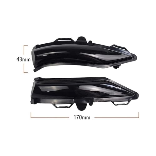 Clignotants dynamiques à LED défilantes pour rétroviseur Fiesta MK8