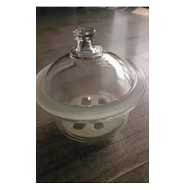 Dessiccateur en verre blanc 210 mm Gowe pour laboratoire avec couvercle