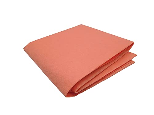 Image of Felt Cloth Stiff Hard-44 x 36 inch -DIY Patchwork Sewing Crafting - Peach | Size 44 inch X 36 inch, Full Metre, Used in Art & Craft, Cutouts, Decorations, School Projects, Diy Etc