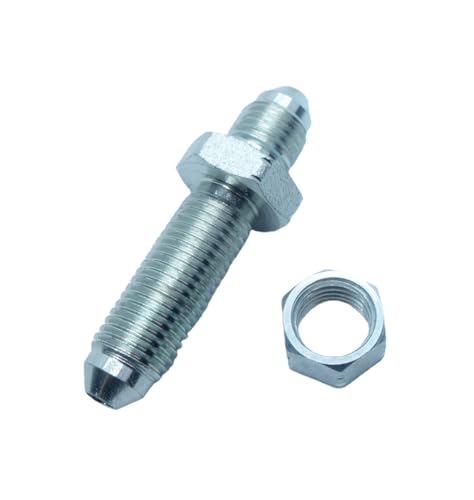 Image of 1 Piece 1 /4#4 JIC 37 Male Flare to #4 1 /4 JIC 37 Flare Bulkhead Union Adapter Straight Hydraulic Steel Fitting Connector