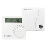 Matosio TH611 Thermostat programmable de chaudiere sans Fil avec Récepteur, Thermostat Ambiante Mural Blanc