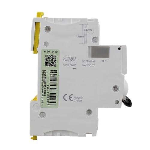 Mini disyuntor Acti 9 IC65N 4P C50A robusto para protección de circuitos trifásicos 3