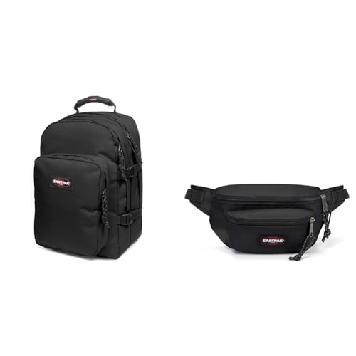 EASTPAK PROVIDER Rucksack, 27 L - Black (Schwarz) & Doggy Bag Gürteltasche, 27 L - Black (Schwarz)