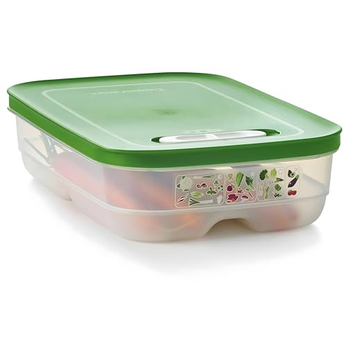 TUPPERWARE Kühlschrank 1,8 L dunkelgrün KlimaOase flach PrimaKlima Klimakönig