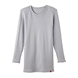 GUNZE(グンゼ) インナーシャツ ホットマジック 極み ロング クルーネック MH0808N MH0808C