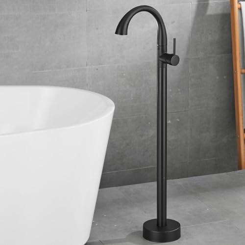 Robinet de baignoire sur pied en laiton chrome pour installateur et rénovation
