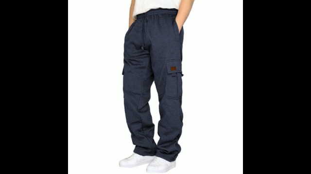 Pantalon Jogging Femme Hiver Polaire Chaud Doublé - Sweatpants Décontracté Avec Poches Et Cordon