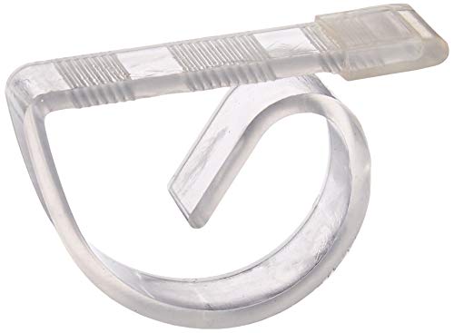 Darice 1162-15 4Piece, Clear Plastic Table Cloth Clip