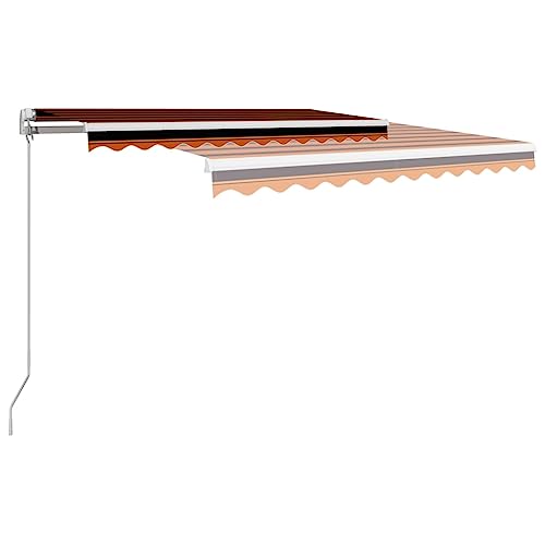 Auvent manuel rétractable store extérieur polyester imperméable balcon - 4
