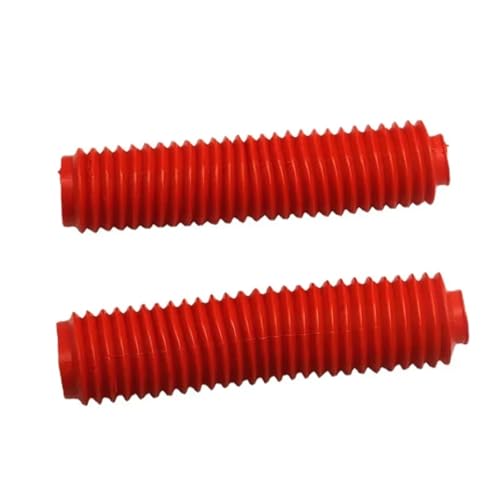 Soufflet de fourche moto 40 mm universel en caoutchouc rouge pour moto tout-terrain