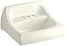 KOHLER K-2005-47 Kingston Wall-Mount Bathroom Sink, Almond