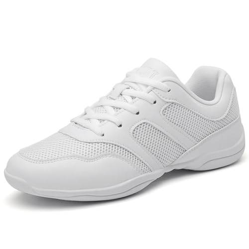 Image of Cheer Shoes Girls Dance Youth Athletic Training Tennis Walking Breathable Competition Tumbling Women