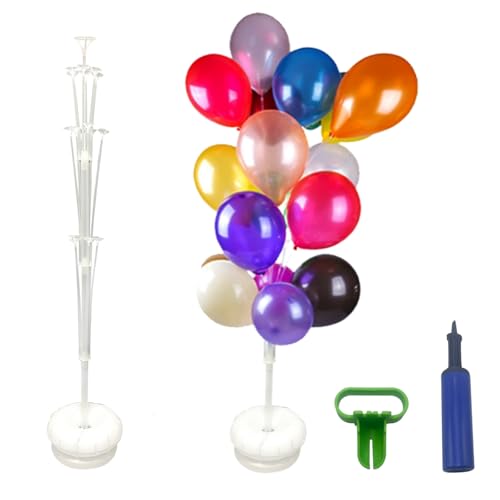 Luftballon Ständer, 2 Kit Ballonständer Ballon Stick Halter,...