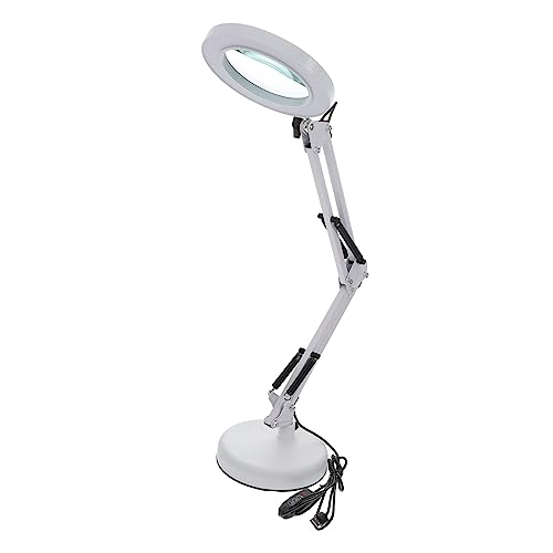 DONFAMDS 1 juego Lámpara LED de Aumento con Luz para Belleza y Manicura Flexo para Estudio y Trabajo Detallado