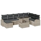 【 Optimale Nutzungsmöglichkeiten:】 Dieses Sofa-Set eignet sich hervorragend für Gärten und Terrassen und macht jeden Außenbereich zu einem idealen Ort für diverse Anlässe. Ob als zentraler Punkt oder kuschelige Ecke, es ist perfekt für persönliche Treffen oder gesellige Feiern – ideal für faule Nachmittage oder lebhafte Partys.