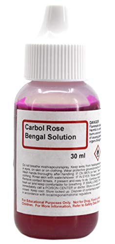 aldon innovating science carbol rose bengal solution 1 fl oz 30ml - the curated chemical collection