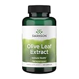 Swanson Olive Leaf Extract Capsules with 20% Oleuropein - Provides Immune Support, Promotes Cardiovascular System Health, and Supports Healthy Blood Pressure - (120 Capsules, 500mg Each)