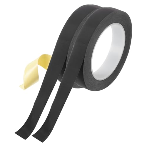 Image of MECCANIXITY Insulating Acetate Cloth Adhesive Tape, 0.8in x 98ft Black Electrical Heat Resistant Fabric Tape for Laptop Electric Automotive Guitar Repair Wire Harness, 2Pcs