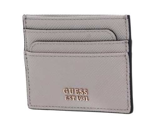Porte-cartes Laurel GUESS taupe pour simplifier vos sorties et rendez-vous professionnels