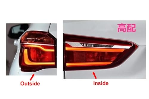 Couvercle de feu arrière BMW X1 2016-2019 coque gauche interne