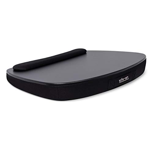 Birdrock Home Oversized Lap Desk With Memory Foam Cushion | Wrist Rest Cushion | Fits Laptops Up To 17" Matte Black | Work From Home | Computer Lap Tray #TOP7