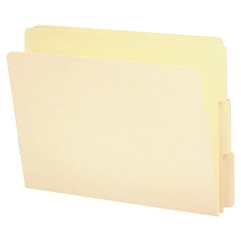 Smead 24134 Aktenordner, Regal-Master, verstärkt, 1/3-Schnitt, Briefgröße, Manila, 100 Stück pro Box Cover