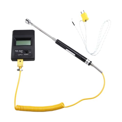 Akfldms Termómetro Digital Tm‑902c, Detector de Temperatura, Sensor Tipo K de Alta Precisión para la Industria Cerámica.
