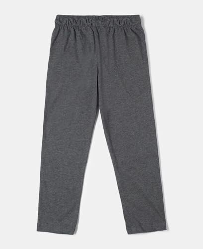 Image of Jockey AB13 Boys Super Combed Cotton Rich Graphic Printed Trackpants with Contrast Side Piping