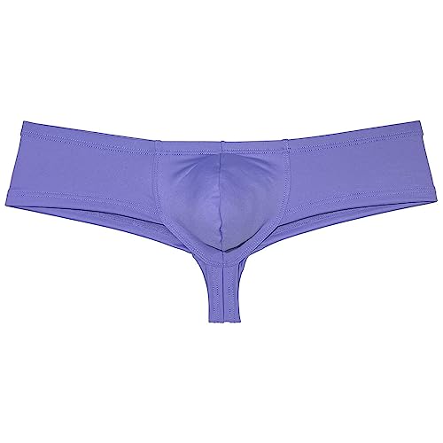 Men's Enhancing Pouch Mini Cheek Underwear Narrow Crotch Boxer Briefs Hipster Second-skin Feel Sports Bottoms