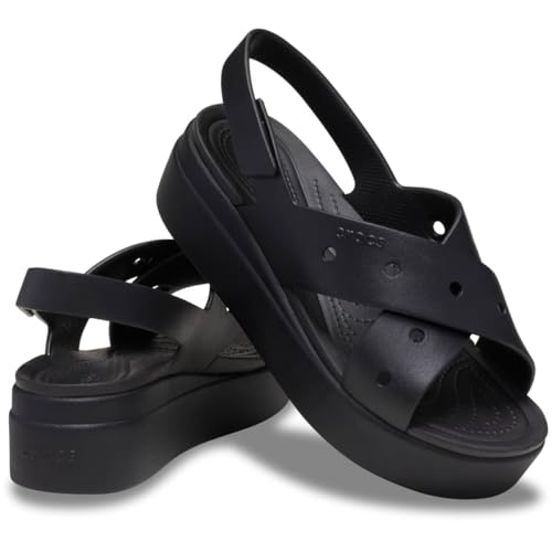 Image of Crocs Women's Brooklyn 4U Low Wedges, Platform Wedge Sandals for Women