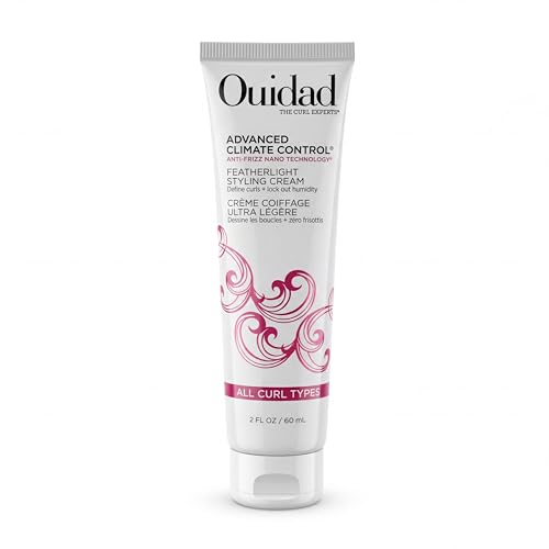 Ouidad Advanced Climate Control Styling Cream, 2 fl oz, Featherlight Curl Cream for Curly Hair,...