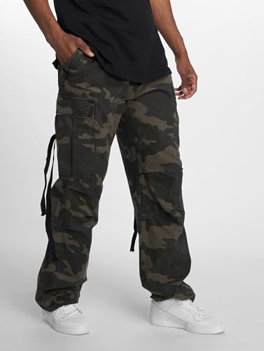 Pantaloni Modello Cargo Di Brandit - M65 Vintage Trousers - S A 5XL - Uomo - Mimetico Scuro - 3