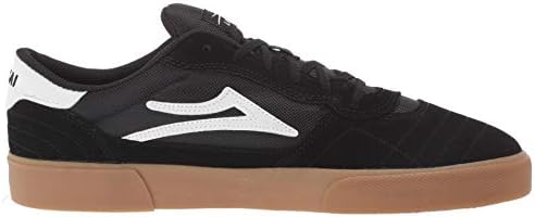 Lakai Footwear Mens Mens Cambridge Skate Shoe, Black/Gum Suede, 10 US | Image 5
