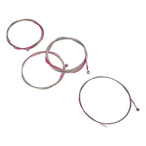 Lot de 4 cordes de basse, 4 cordes en métal remplaçables, décoratives, pratiques pour remplacer les accessoires d… - Les Beatles, Paul McCartney, John Lennon, RIngo Starr, George Harrison Lot de 4 cordes de basse, 4 cordes en métal remplaçables, décoratives, pratiques pour remplacer les accessoires d… – Image 7