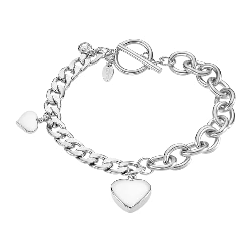 LOTUS STYLE Pulsera LS2335-2/1 Woman's Heart Acero inoxidable 316l Corazón 200.00 mm Mujer