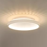 Kuwork – Kuwork LED Deckenleuchte Rund, 4000K Deckenlampe aus Eisen, 