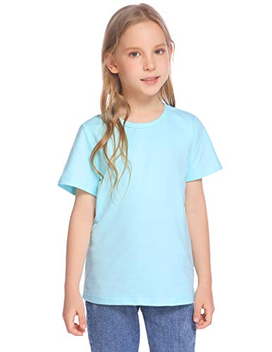 Greatchy Girls' 3-Pack Short Sleeve Tees Cotton T Shirts Tops Tee #TOP1
