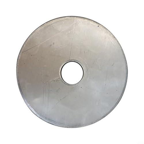 Rondelles en acier inoxydable 10,2 cm argentées : lot de 4 pour mesure alignement des poils