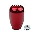 DEWHEL JDM Racing Type R Style 6 Speed 6MT Manual Gear Stick Shift Knob for Honda Civic Accord S2000 Acura Integra (Red)