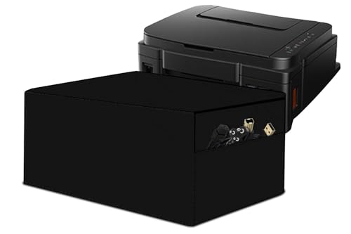 Stylista Waterprood and Dustproof Printer Cover Suitable for Brother Ink Tank DCP-T830DW, Heavy-Duty black Thick Polyester