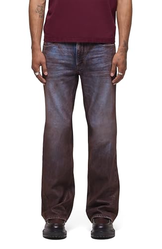 Hudson Men's Walker Kick Flare, Coated Port, 30