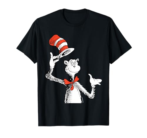 The Cat in The Hat Hats Off Officially Licensed T-Shirt